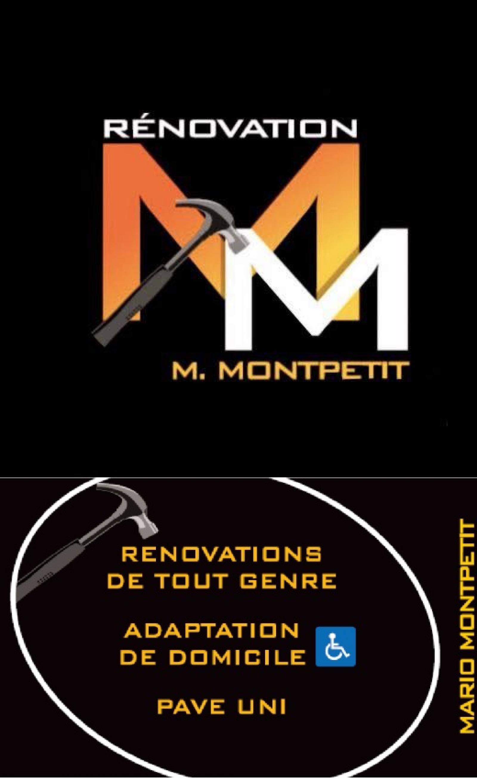 Rénovation M. Montpetit. Logo